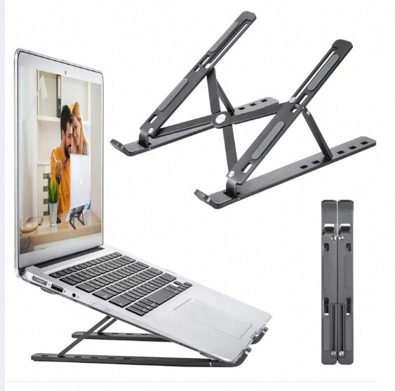 Picture of Aluminum Alloy Foldable Laptop Stand-Silver