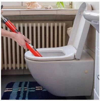 Picture of High Pressure Toilet Unblock Shot Toilet Plunger Drain Clog Remover, Toilet Plunger Kit High Pressure Air Drain Clog Remover Plumbing Tool for Bathroom Kitchen Bathtub