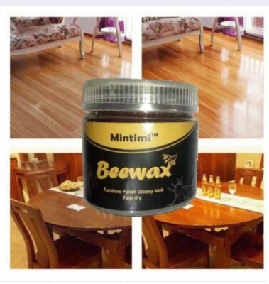 Picture of Mintiml Beewax Wood Polish Polisher Polishing Compound Wax Floor Seasoning Furtniture Wrap Care Magic Repair Traditional All-Purpose Wood