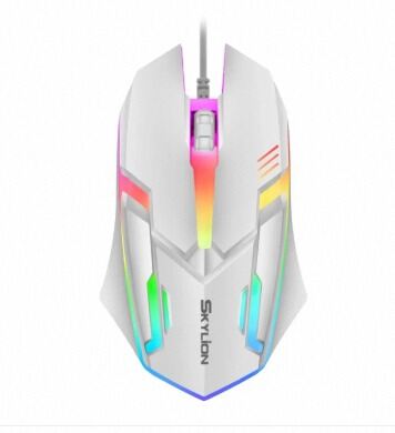 Picture of SKYLION F1 Wired 3 Keys Mouse Colorful Lighting Gaming and Office For Microsoft Windows and Apple IOS System