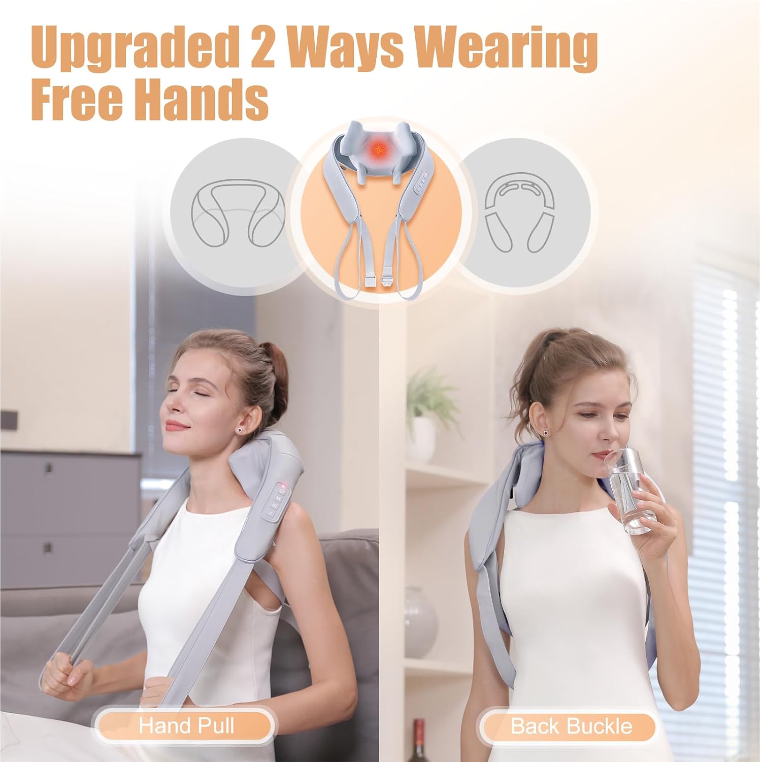 Picture of Neck and Shoulder Massager with Heat for Pain Relief