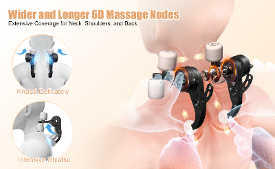 Picture of Neck and Shoulder Massager with Heat for Pain Relief