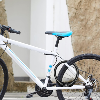 Picture of Bike Lock Portable Bike Locks Cable High Security Bicycle Lock Cycling Lock with 4-Digits Codes