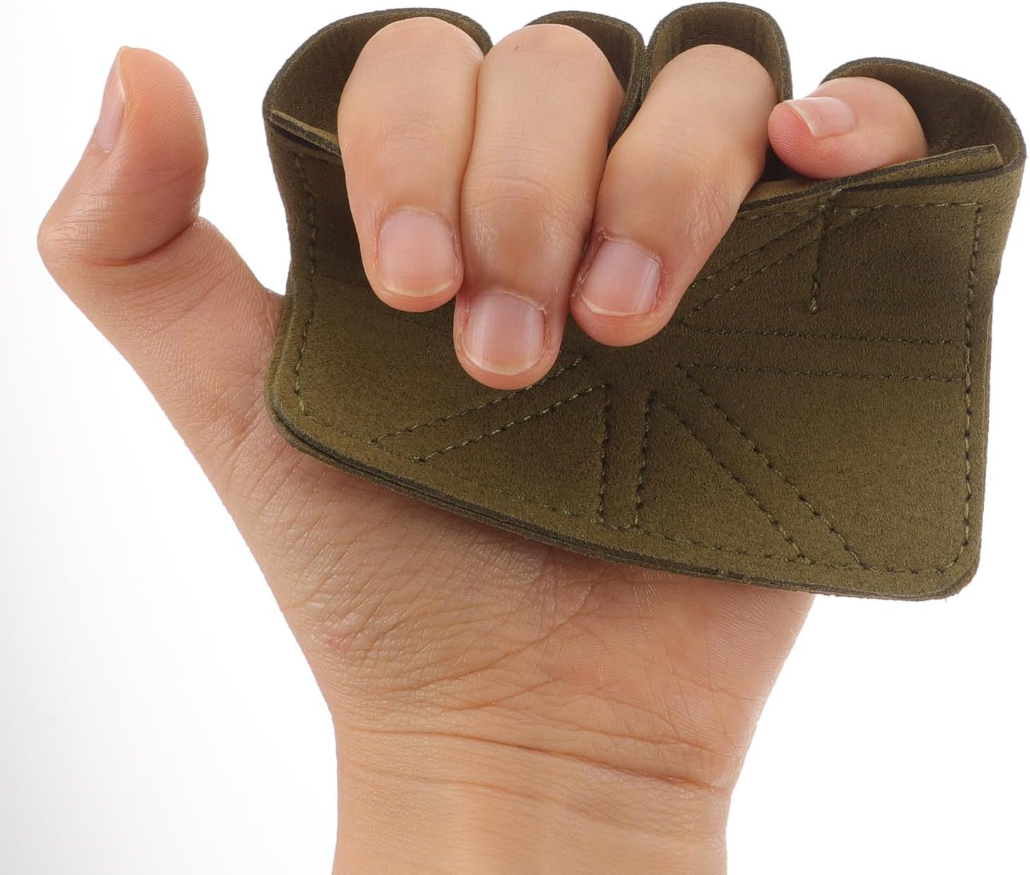 Picture of Barbell-Lifting Palm Protector Gloves with Elastic Palm Pads, Grip Workout Gloves for Men and Women Weightlifting Fitness Training