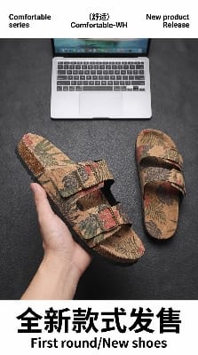 Picture of Mens Sandals, Adjustable,Comfort Slides for Men, Summer Sandals Men Footwear