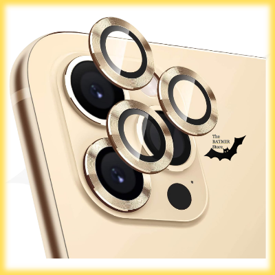 Picture of Camera Protector for iPhone 11 Pro Max Gold WSKEN Ring Camera Lens Protector for Mobile
