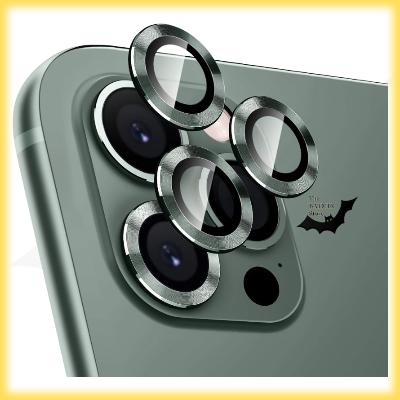 Picture of Camera Protector for iPhone 11 Pro Green WSKEN Ring Camera Lens Protector for Mobile