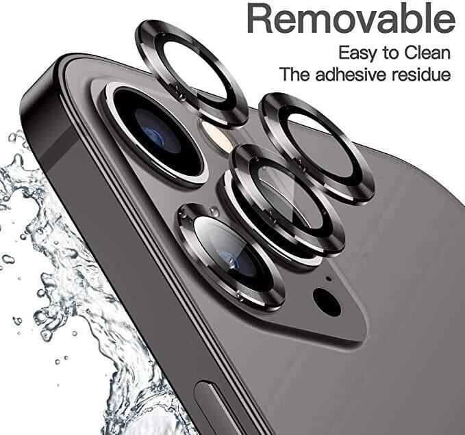 Picture of Camera Protector for iPhone 11 Pro Black WSKEN Ring Camera Lens Protector for Mobile