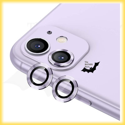 Picture of Camera Protector for iPhone 12 Mini Purple WSKEN Ring Camera Lens Protector for Mobile