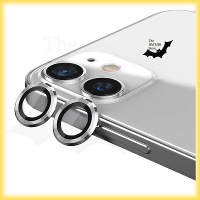 Picture of Camera Protector for iPhone 12 White WSKEN Ring Camera Lens Protector for Mobile