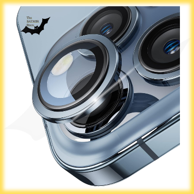 Picture of Camera Protector for iPhone 12 Pro Max Blue WSKEN Ring Camera Lens Protector for Mobile