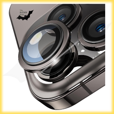 Picture of Camera Protector for iPhone 12 Pro Max Black WSKEN Ring Camera Lens Protector for Mobile