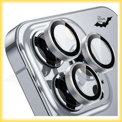 Picture of Camera Protector for iPhone 14 Pro Max White WSKEN Ring Camera Lens Protector for Mobile