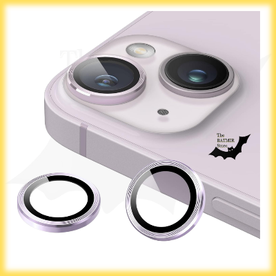 Picture of Camera Protector for iPhone 14 Purple WSKEN Ring Camera Lens Protector for Mobile