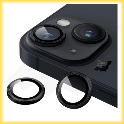 Picture of Camera Protector for iPhone 14 Black WSKEN Ring Camera Lens Protector for Mobile