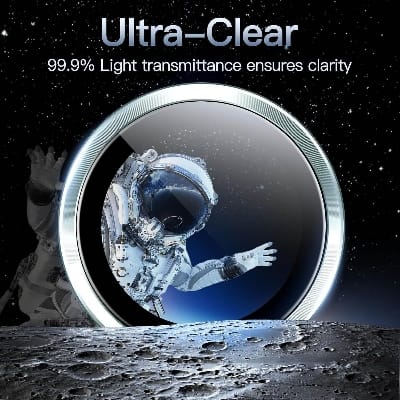Picture of Camera Protector for iPhone 15 Plus Blue WSKEN Ring Camera Lens Protector for Mobile