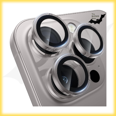 Picture of Camera Protector for iPhone 16 Pro DesertTitanium WSKEN Ring Camera Lens Protector for Mobile