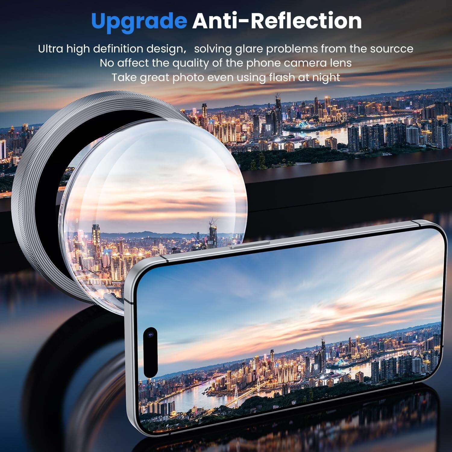 Picture of Camera Protector for iPhone 16 Pro White WSKEN Ring Camera Lens Protector for Mobile