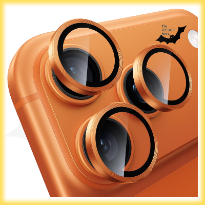 Picture of Camera Protector for iPhone 17 Pro Max Orange WSKEN Ring Camera Lens Protector for Mobile
