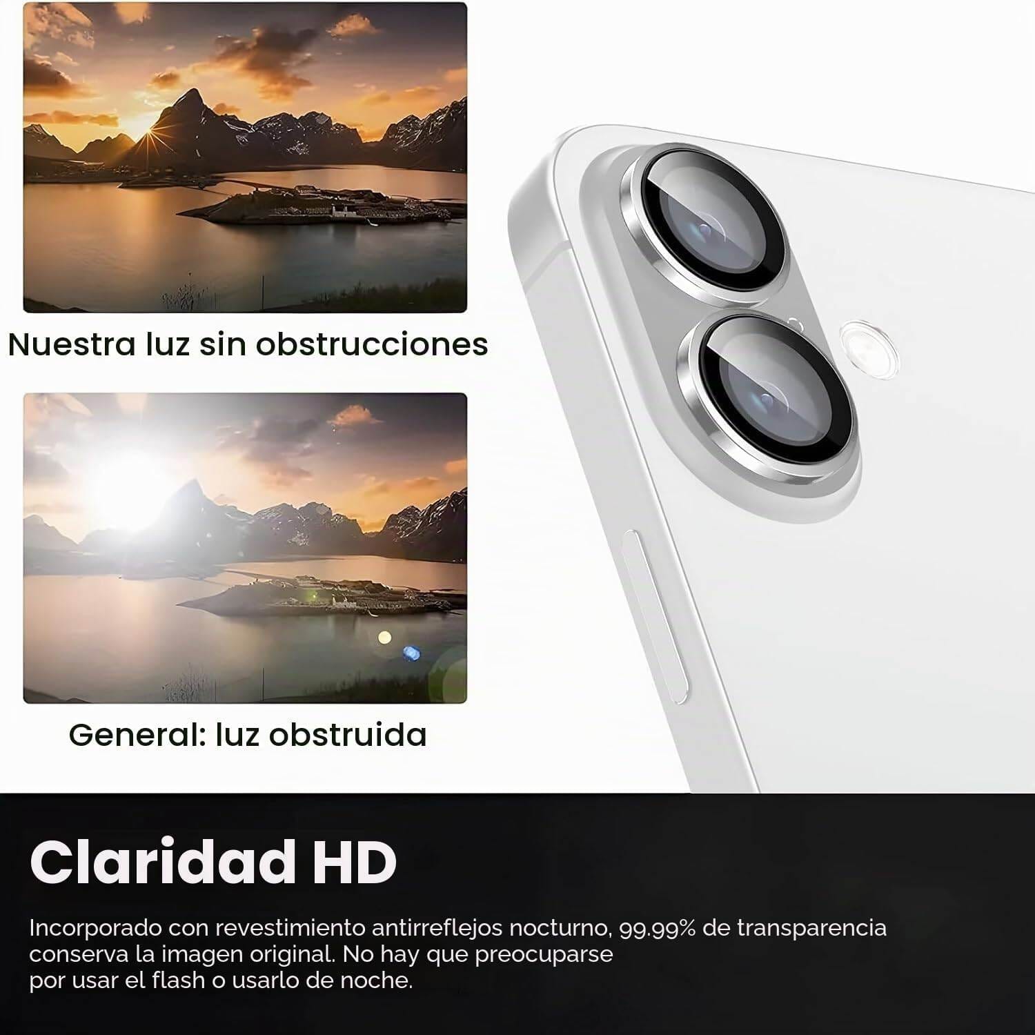 Picture of Camera Protector for iPhone 17 White WSKEN Ring Camera Lens Protector for Mobile