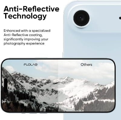 Picture of Camera Protector for iPhone 17 Air Blue WSKEN Ring Camera Lens Protector for Mobile