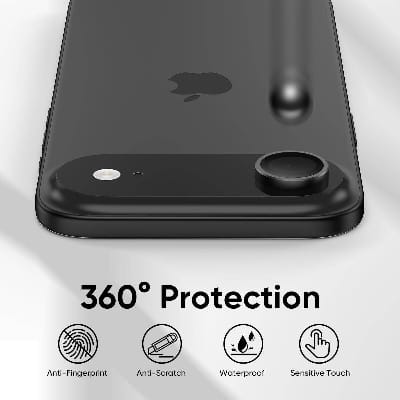 Picture of Camera Protector for iPhone 17 Air Black WSKEN Ring Camera Lens Protector for Mobile