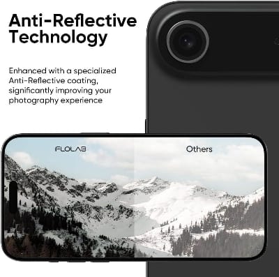 Picture of Camera Protector for iPhone 17 Air Black WSKEN Ring Camera Lens Protector for Mobile