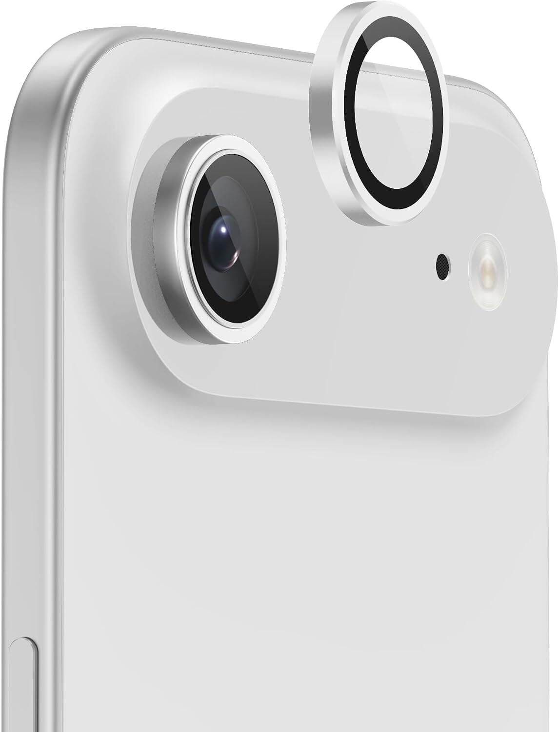 Picture of Camera Protector for iPhone 17 Air White WSKEN Ring Camera Lens Protector for Mobile
