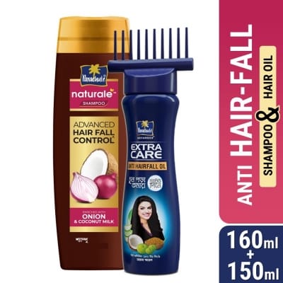 Picture of ANTI HAIR-FALL BUNDLE - Parachute Anti Hairfall Oil Extra Care 150ml (Root Applier) & Parachute Naturale Shampoo Advanced Hair Fall Control 160ml - CO