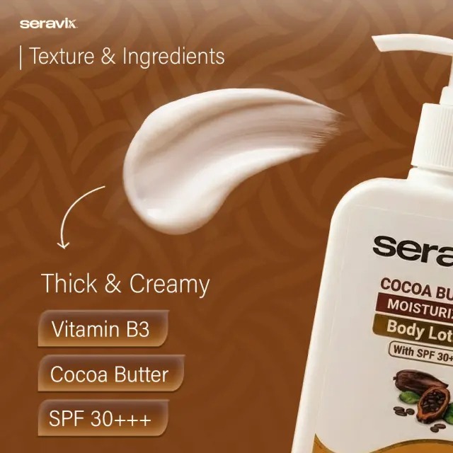 Picture of Seravix Cocoa Butter Moisture Body Lotion 240ml