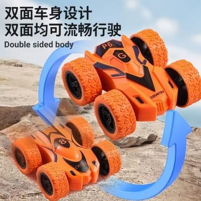 Picture of New Car Toy Anti Collision and Anti Fall Safety Anti Fall Model Boys, Girls, Children's Fun Toy Double Sided Inertial Car