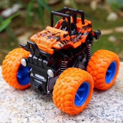 Picture of Monster Truck Toy for Kids | 360° Stunt Big Wheel Friction Car | Push & Go Vehicle
