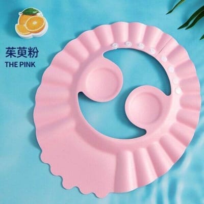 Picture of Baby Shampoo Bath Cap | Adjustable Kids Hair Washing Shield | Baby Bathing Visor & Shower Hat
