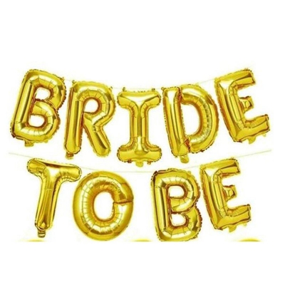 Picture of Bride to be foil banner-Gold