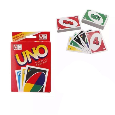 Picture of UNO card game/Uno Card Game - Multi Color/Uno Number 1 for Family Fun! Card Game Family Children Friends Playing Fun Cards-Multicolor