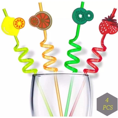 Picture of Juice Straw Reusable/Fancy Juice Straw Multicolour/4Pcs Straw For Kids & Party Useful For Juice Drinks Mock Tail In Attractive Designs (Assorted Print'S & Multicolor - Coffee Mug-Multicolor