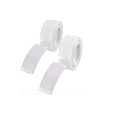 Picture of Balloon glue/both side balloon glue/glue dots balloon sticker dots balloon glue point 100pcs 1pcket-White