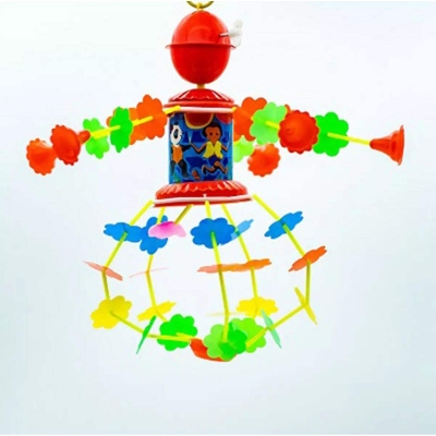 Picture of New born baby round toy/Marry Go Round Musical & Visual Toy For Your New Born Baby, No batteries-Multicolor