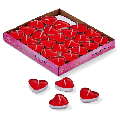 Picture of Love candle-10pc-Red