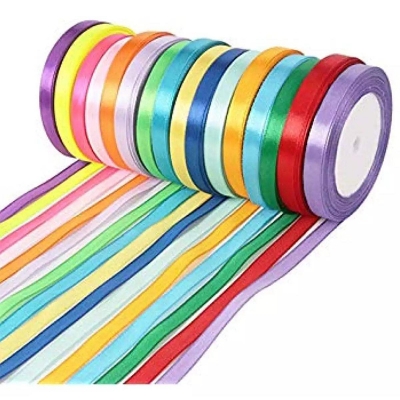 Picture of Ribbon fita/Happy Birthday Ribbon Decoration- 1Pcs/0.5 half inch ribbon fita-Multicolor