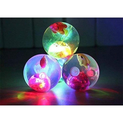 Picture of Led Light Flashing Luminous Ball/water Rubber Bouncing Ball for kids-Multicolor