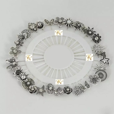 Picture of Steel Hijab Pin-5pc/silver hijab pin/stainless steel Hijab Pin-5pc for Women-Silver