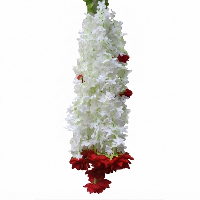 Picture of Rose gajra/rose gajra flower/golap gajra-White