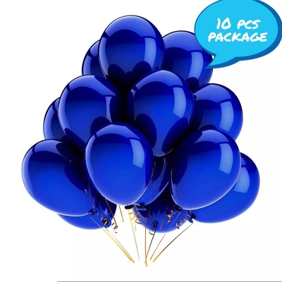 Picture of Monty Balloons blue 10pcs-Multicolor