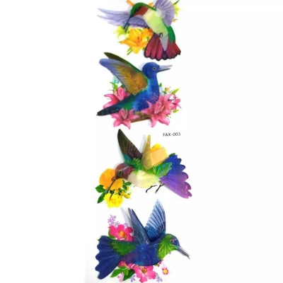 Picture of 3D- bird sticker-4pc-Multicolor