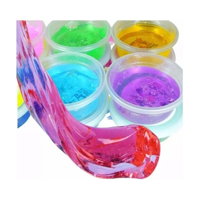 Picture of Slime box/ gel clay for kids play-3pc-Multicolor