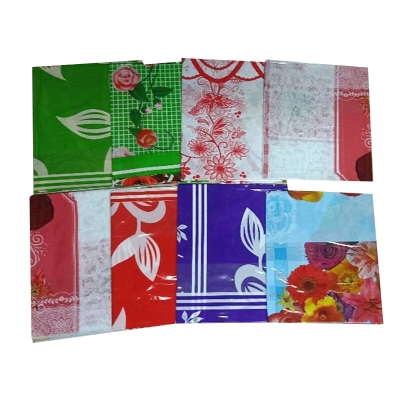 Picture of PVC table cover/transparent table cover/Fruit and flower design table cover/plastic table cloth-7.5fit 4.5fit for 6 chairs-White