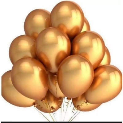 Picture of Golden balloon-20pc/Monty balloon golden-20pc-Gold