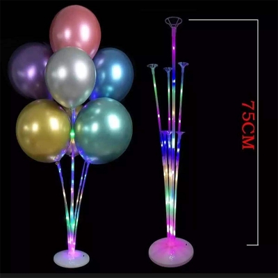 Picture of Balloon light stand/light balloon stand/LIghitng balloon stand/Birthday Lighting Balloon stand/Reusable Table Balloon Holder Column Stand with Light Birthday Wedding Decor-White