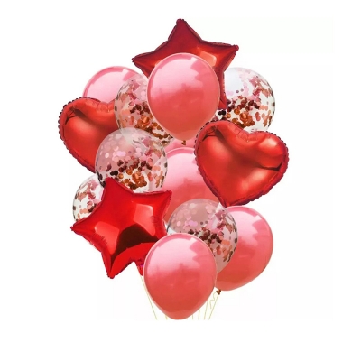 Picture of Party balloon 14pcs set/Happy birthday party balloon set14pc/confity balloon and party balloon set